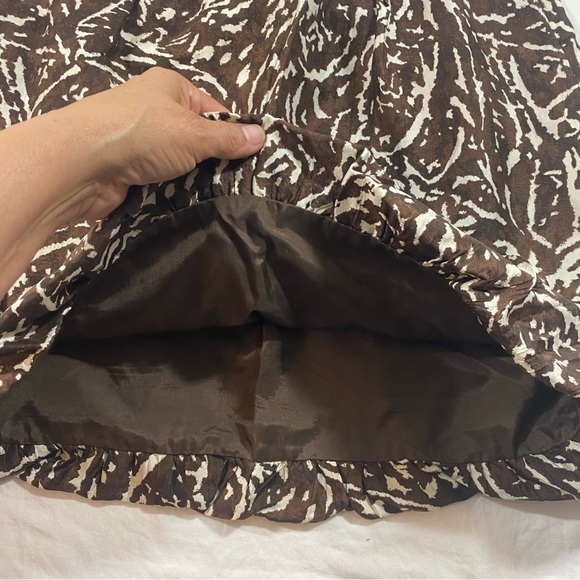 Banana Republic Balloon Mini Skirt women’s 0 fully lined side zipper pockets - Picture 3 of 11